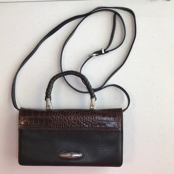 Brighton two-tone crossbody purse - Picture 3 of 8